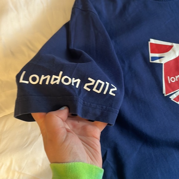Adidas London 2012 Olympics tshirt blue medium - Picture 2 of 7